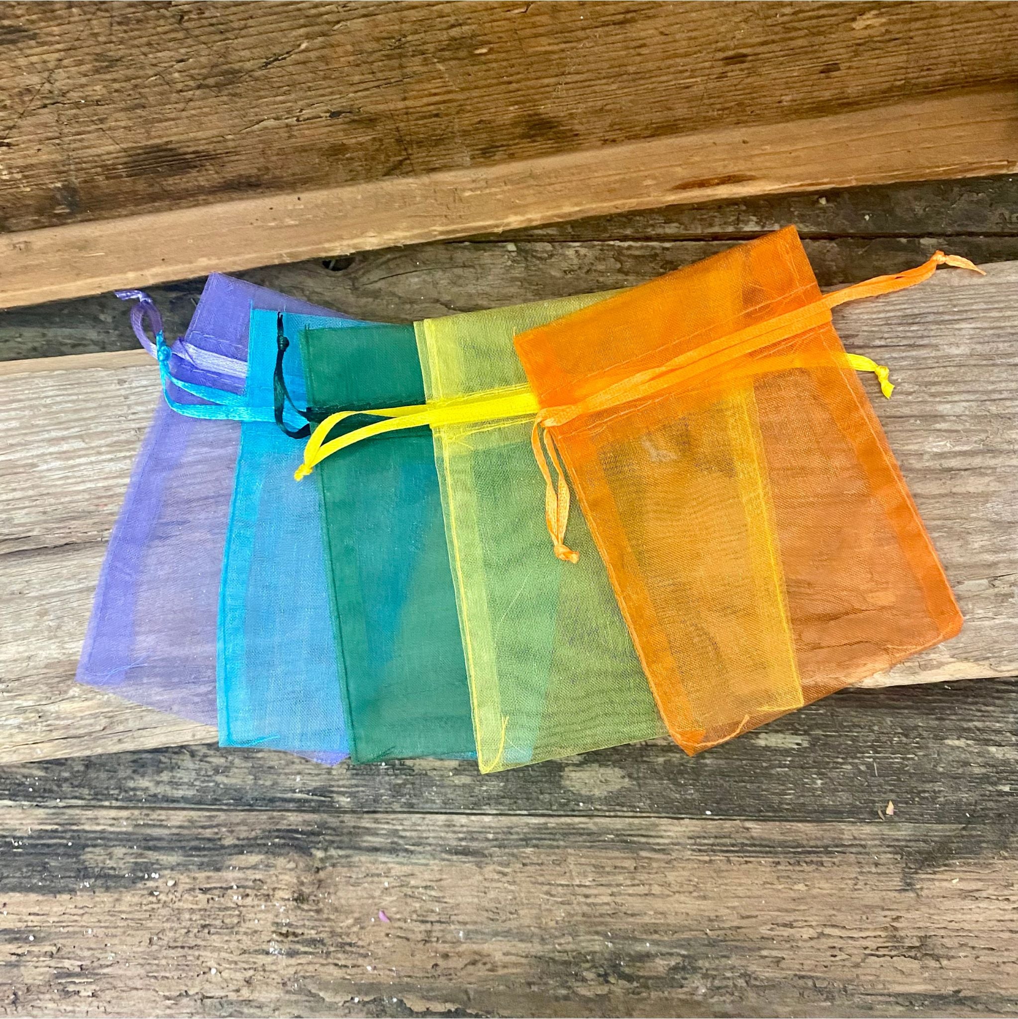 Organzasäckchen Bunt 5 Stk.